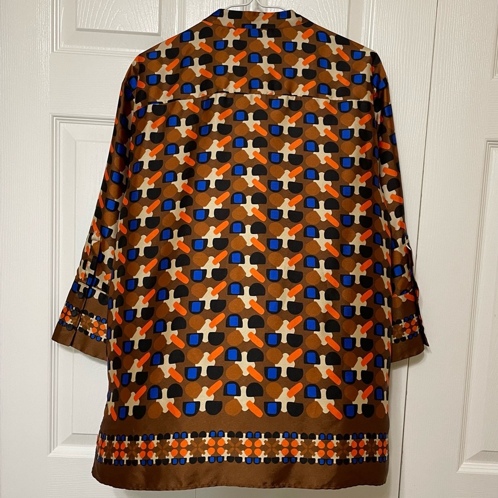 Zara Multicolor Geometric Blouse - Picture 2 of 13